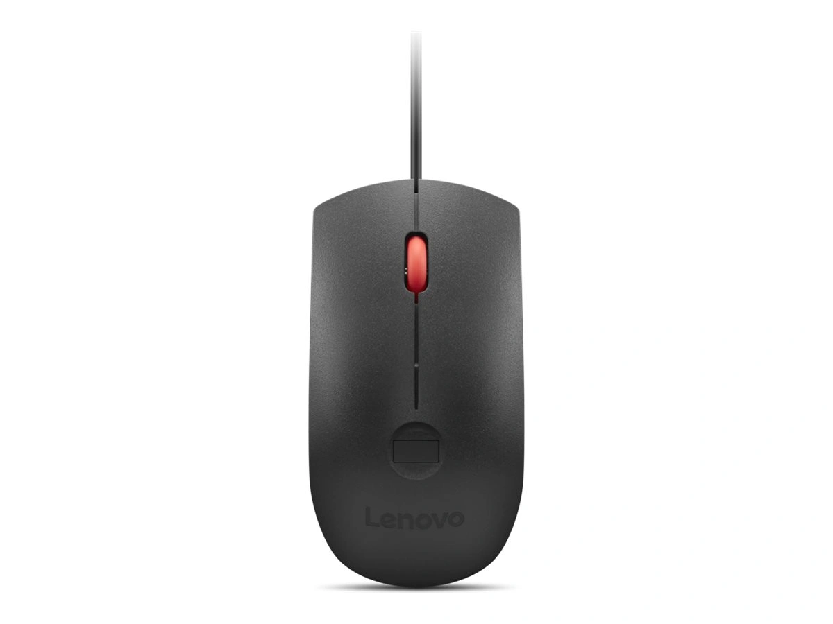 Lenovo Fingerprint Biometric USB Mouse Gen3 Black/Red