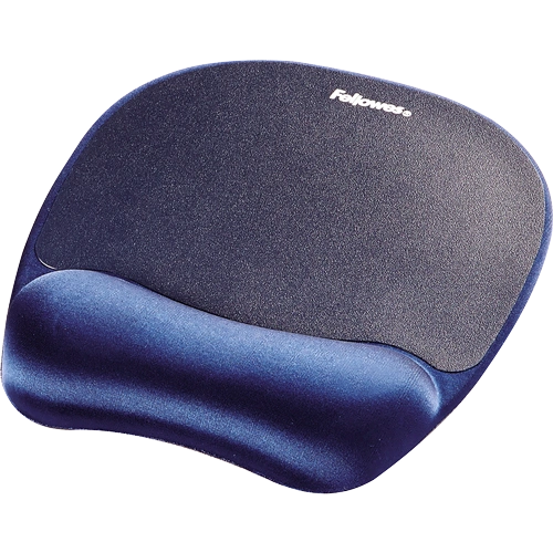 Fellowes Memory Foam Mouse Pad Wrist Rest Sapphire