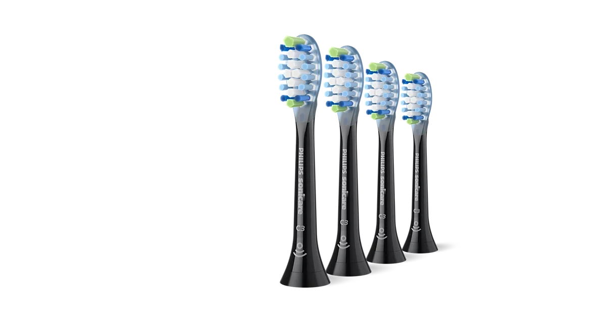 Philips Sonicare C3 Premium Plaque Defence birstes uzgaļi 4 gab. HX9044/88