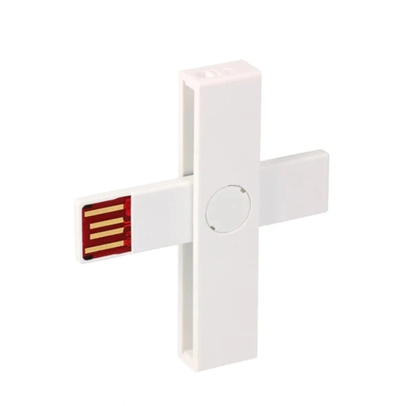 Pluss ID smart card reader White