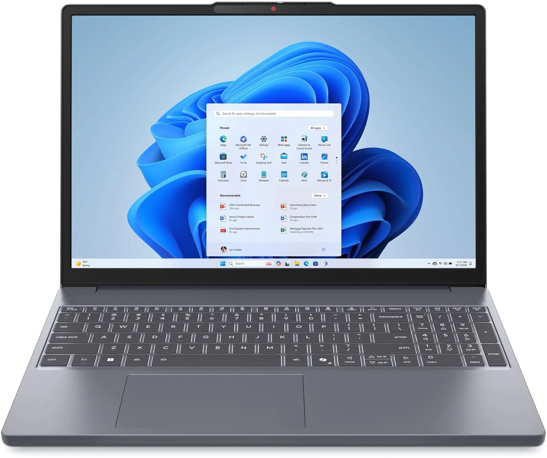 Lenovo Ideapad Slim 3 15ARP10 15.3" Luna Grey 83K70105NT