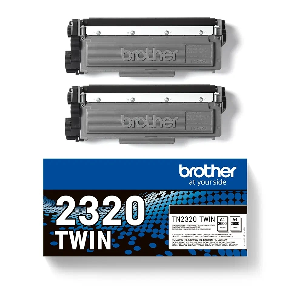Brother TN2320TWIN Black