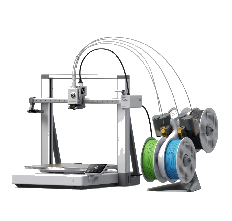 Bambu Lab A2L Combo 3D printeris
