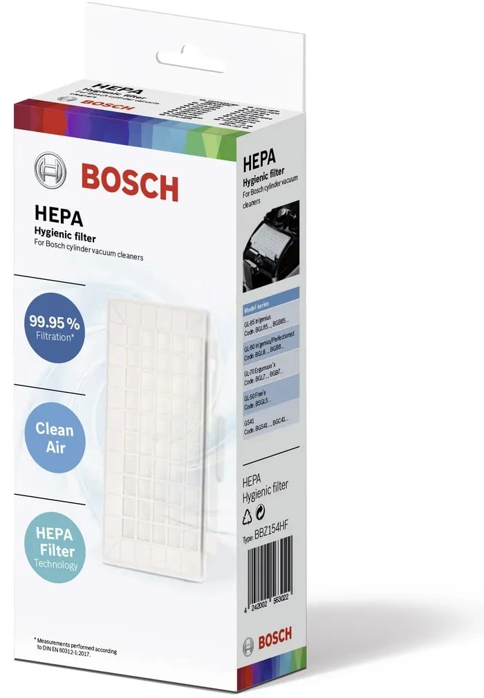 Bosch HEPA higiēniskais filtrs BBZ154HF