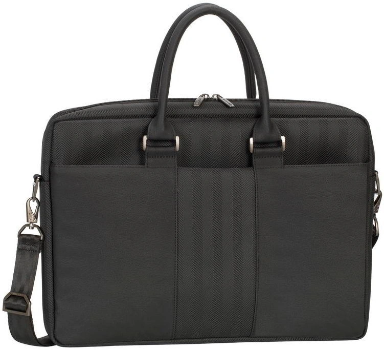 Rivacase Attache Notebook Case, 15.6", Black