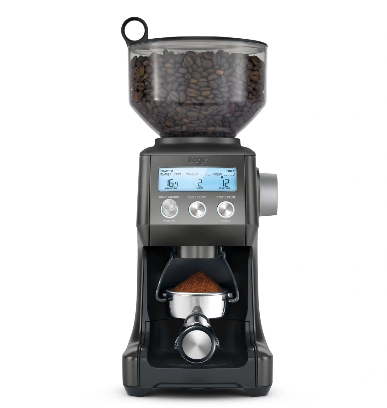 Sage the Smart Grinder Pro Black Stainless Steel SCG820BST