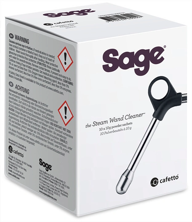 Sage the Steam Wand Cleaner SES006NE tīrīšanas pulvera paciņas 10 gab.