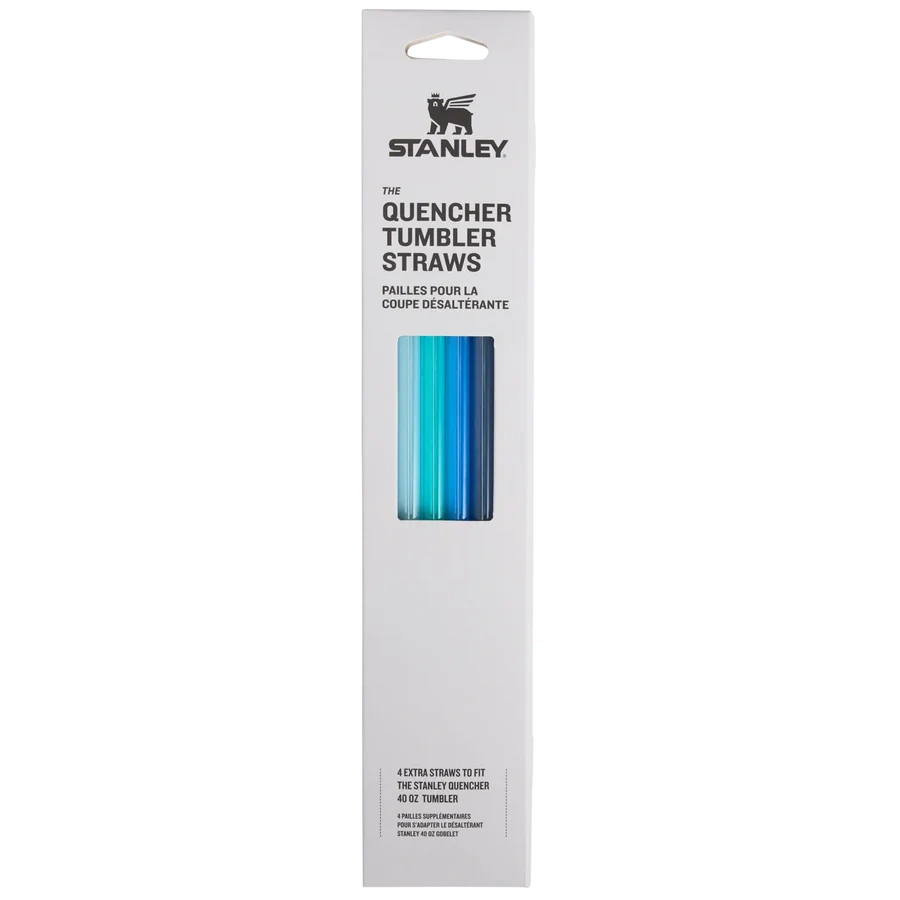 Salmiņu komplekts 4 gab. termokrūzēm Stanley The Quencher Tumbler Straws 1.18l Blue
