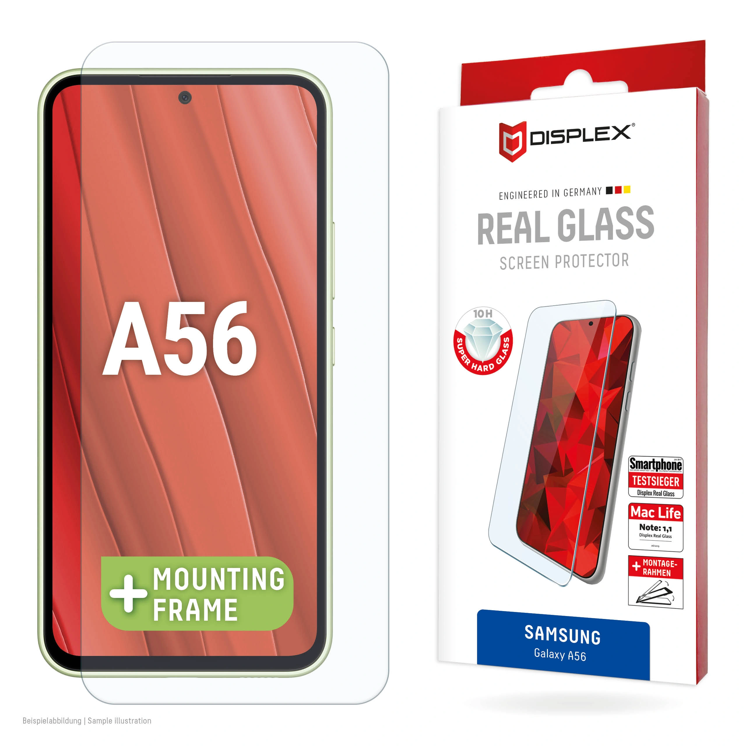 Samsung Galaxy A56 Real Glass Screen Protector By Displex