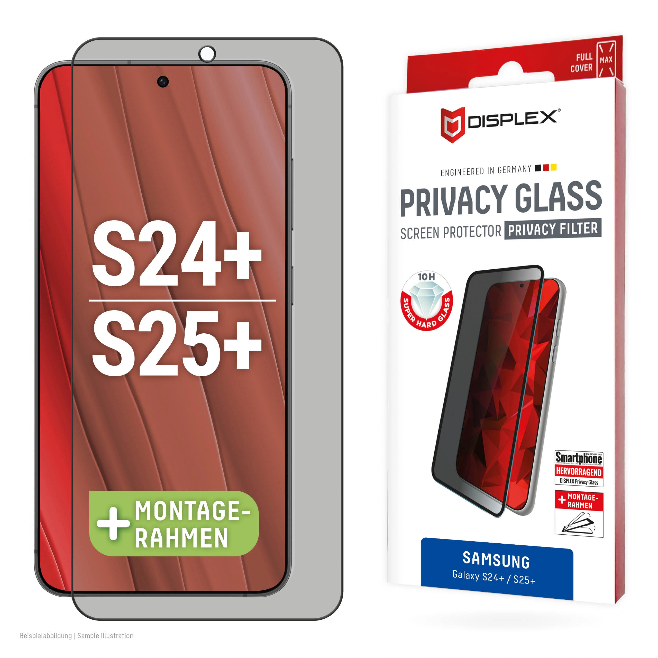 Samsung Galaxy S24+/S25+ Privacy Glass Protector By Displex