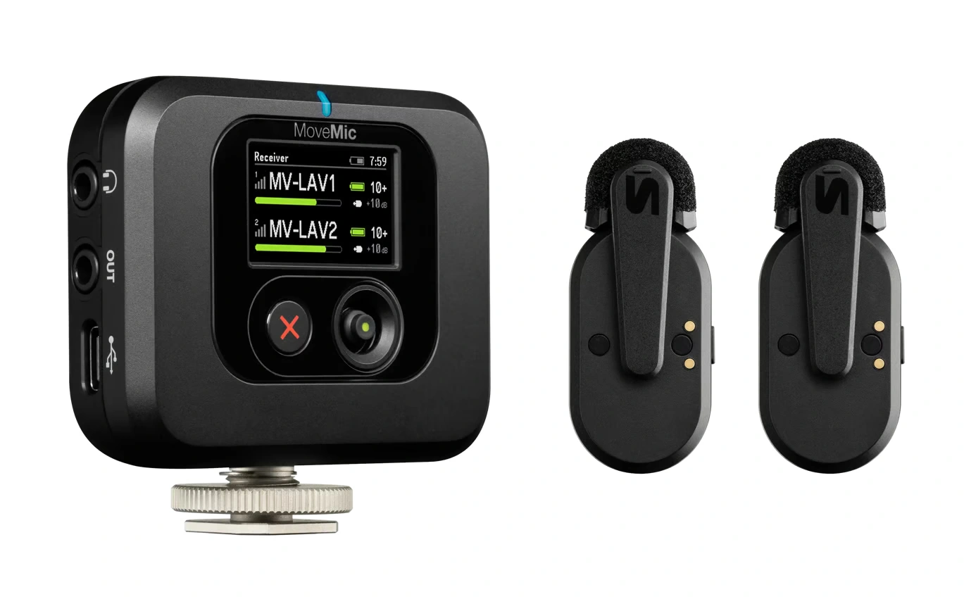 Shure MoveMic Two uztvērēja komplekts