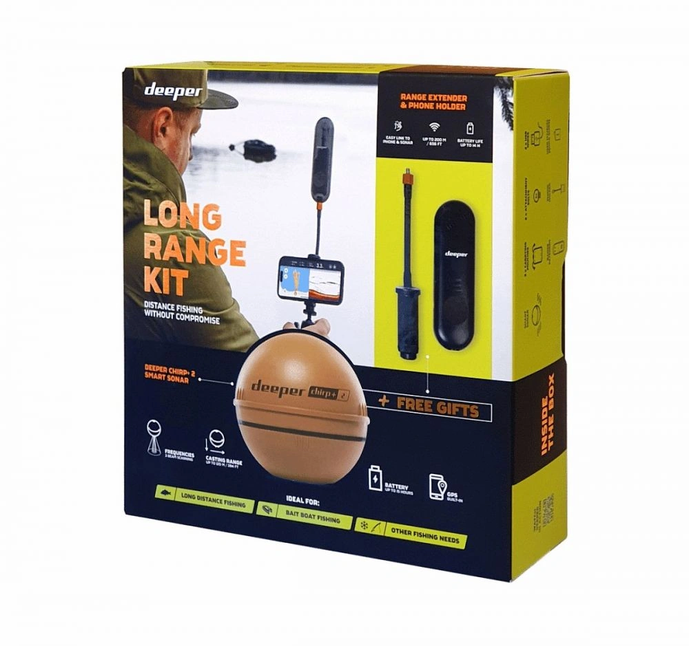 Smart Sonar CHIRP+2 and Range Extender (Shore kit)