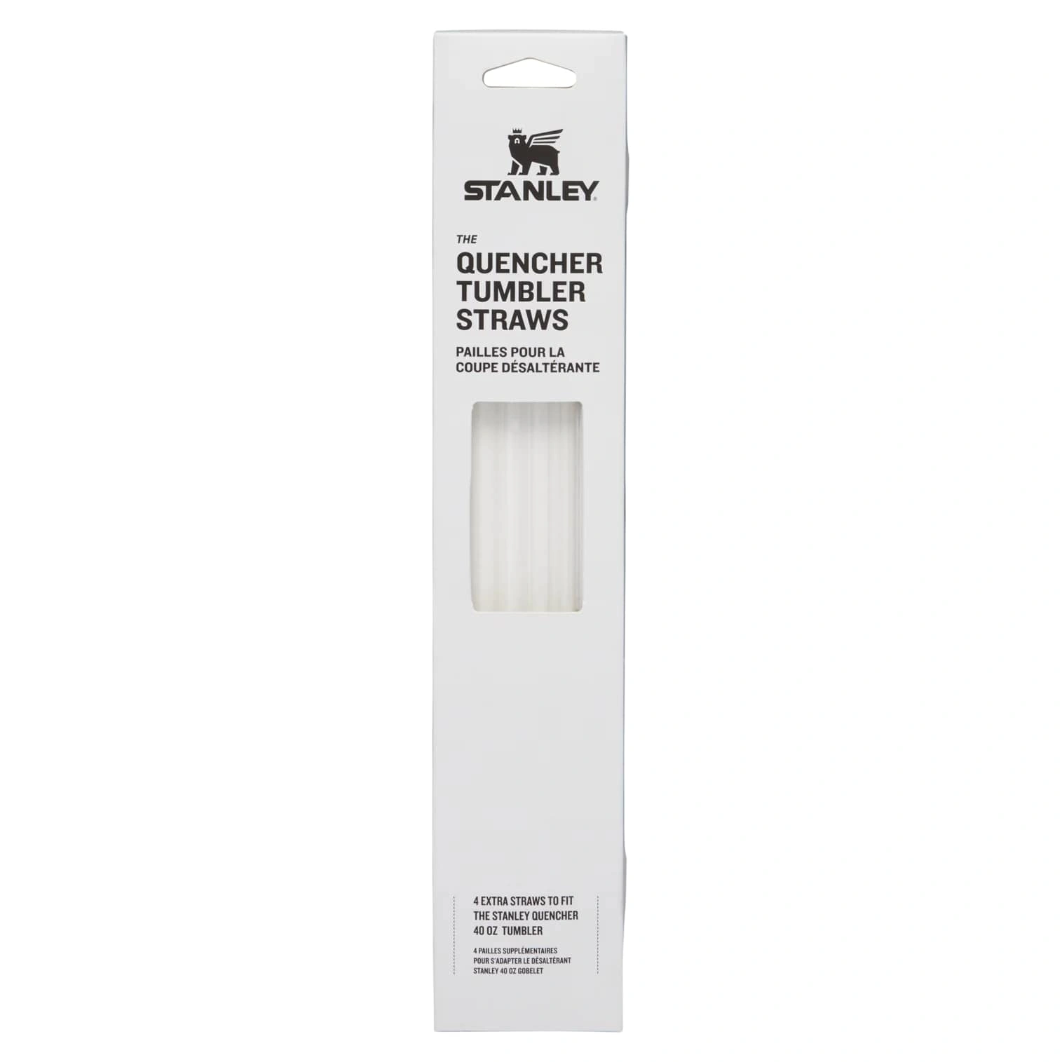 Stanley Salmiņu komplekts 4 gab. termokrūzēm Quencher H2.0 FlowState Tumbler Straws 1.18l