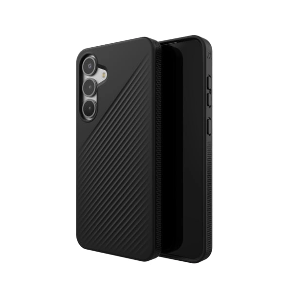 Zagg Luxe for Samsung Galaxy S25 Eco- Friendly Wireless Charging Compatible Case Black