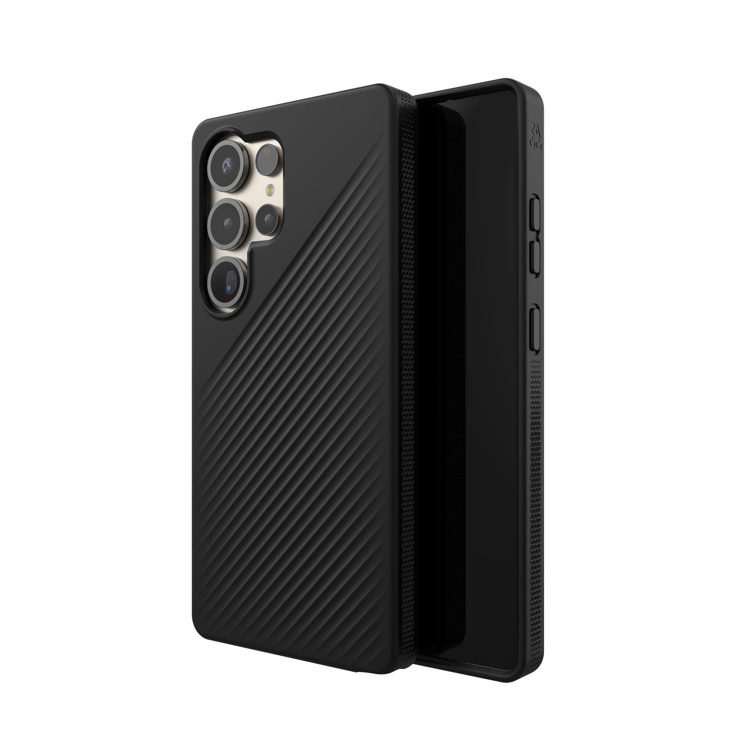 Zagg Luxe for Samsung Galaxy S25 Ultra Eco-Friendly Wireless Charging Compatible Case Black