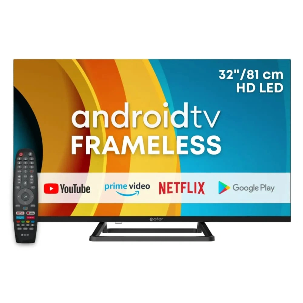 eSTAR 32" HD LED Android TV LEDTV32A3T2