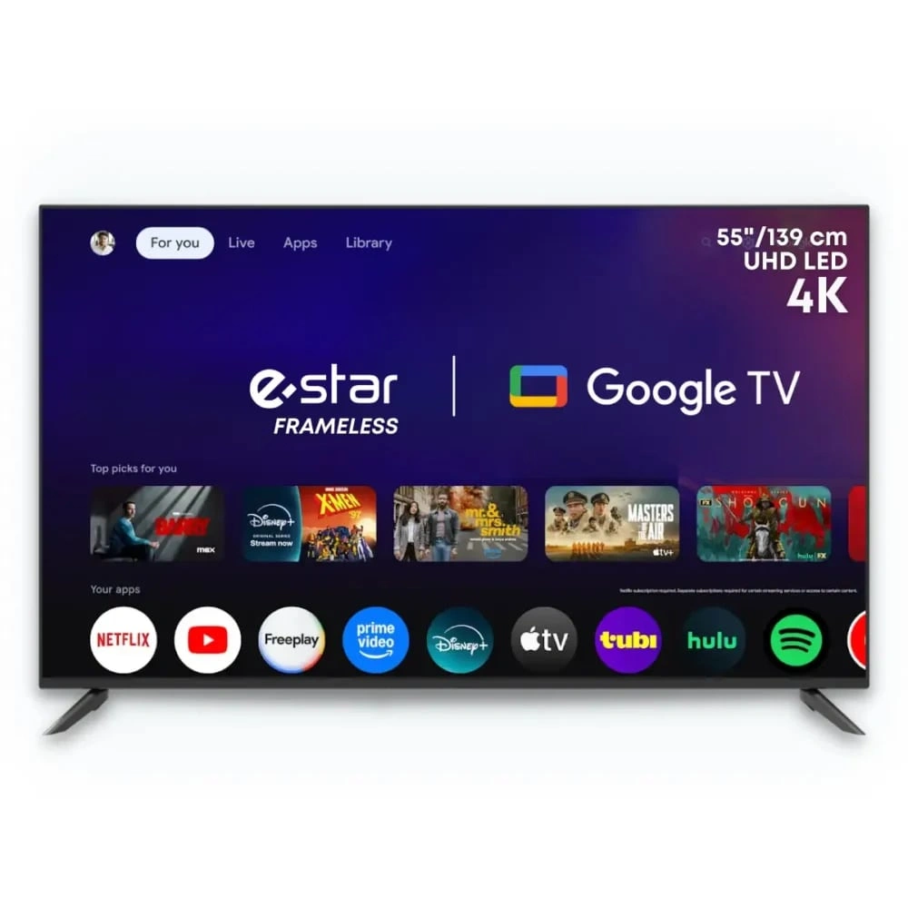 eSTAR 55" UHD LED Google TV LEDTV55A1T2