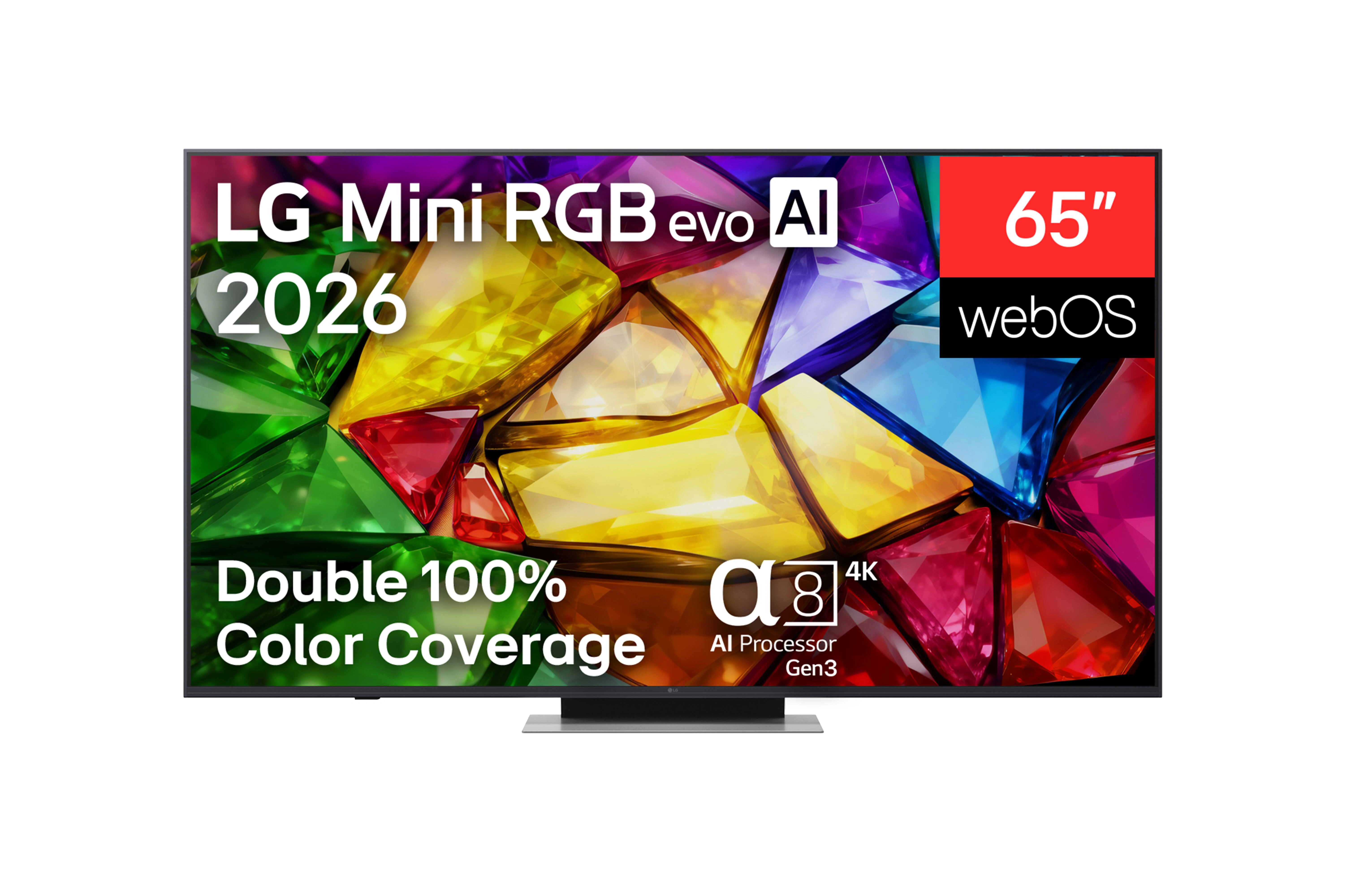 LG 65" Mini RGB evo 4K AI Smart TV (2026) 65MRGB87B3B