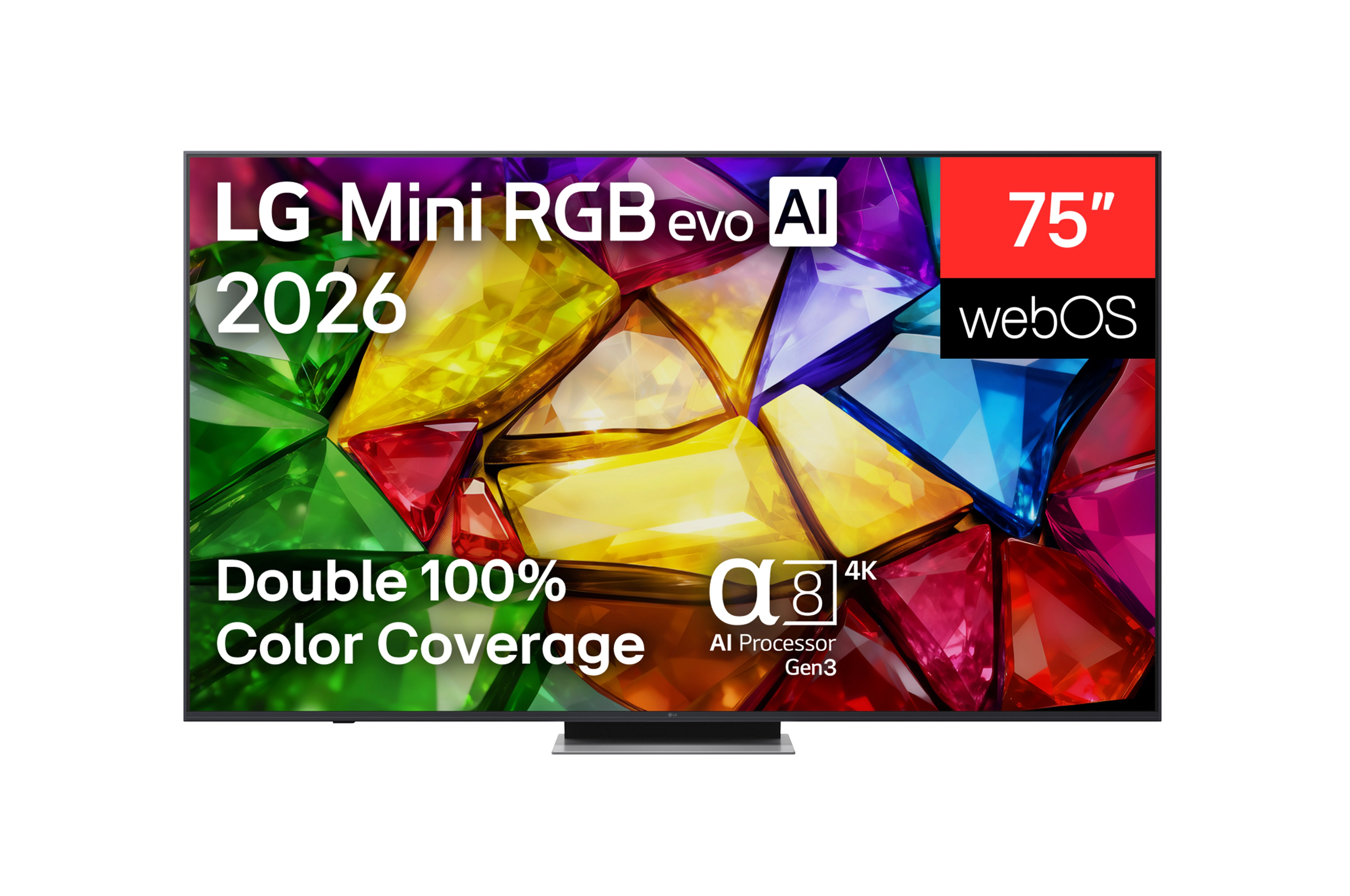 LG 75" Mini RGB evo 4K AI Smart TV (2026) 75MRGB87B3B