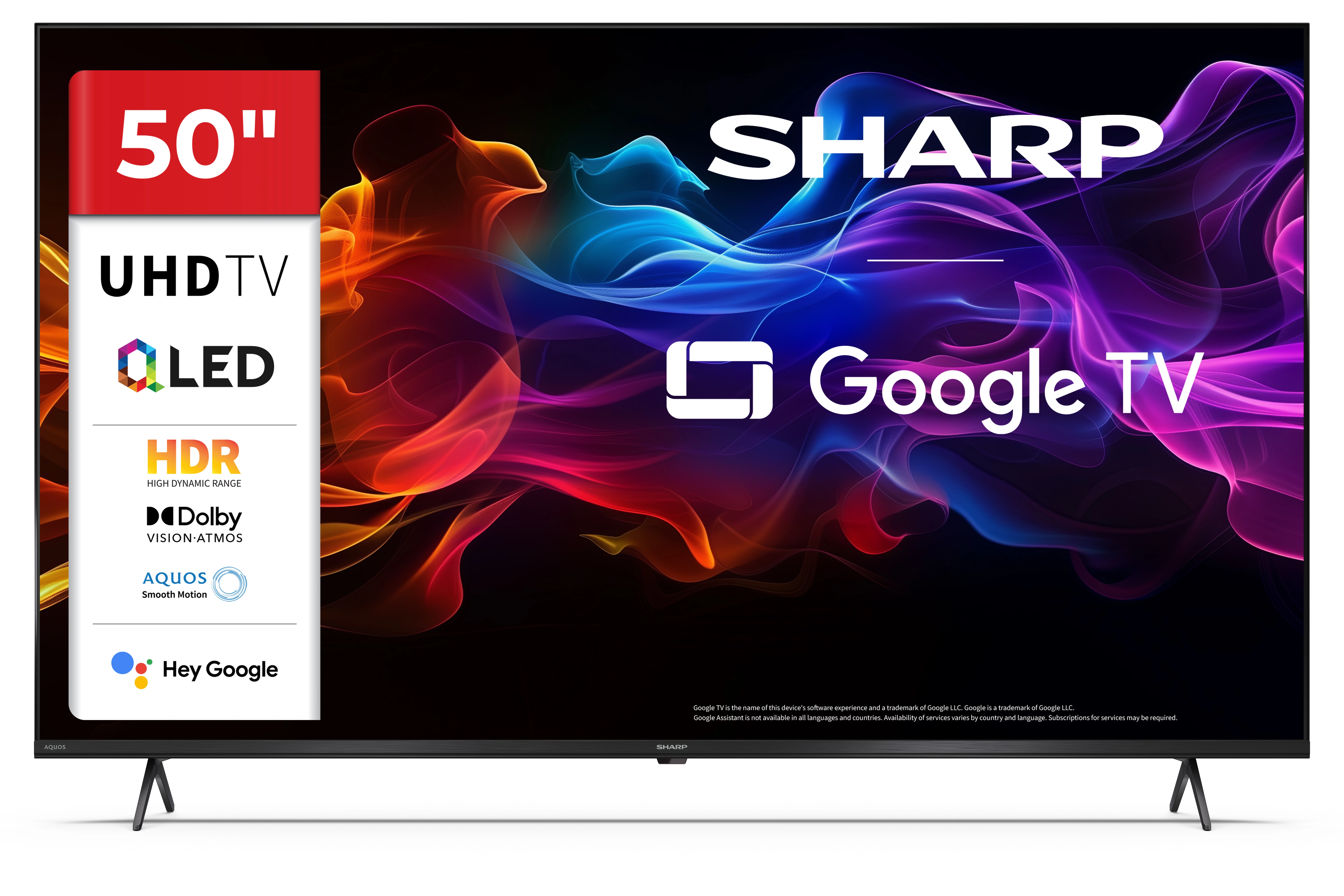 Sharp 50" UHD QLED Google TV 50HP5265E