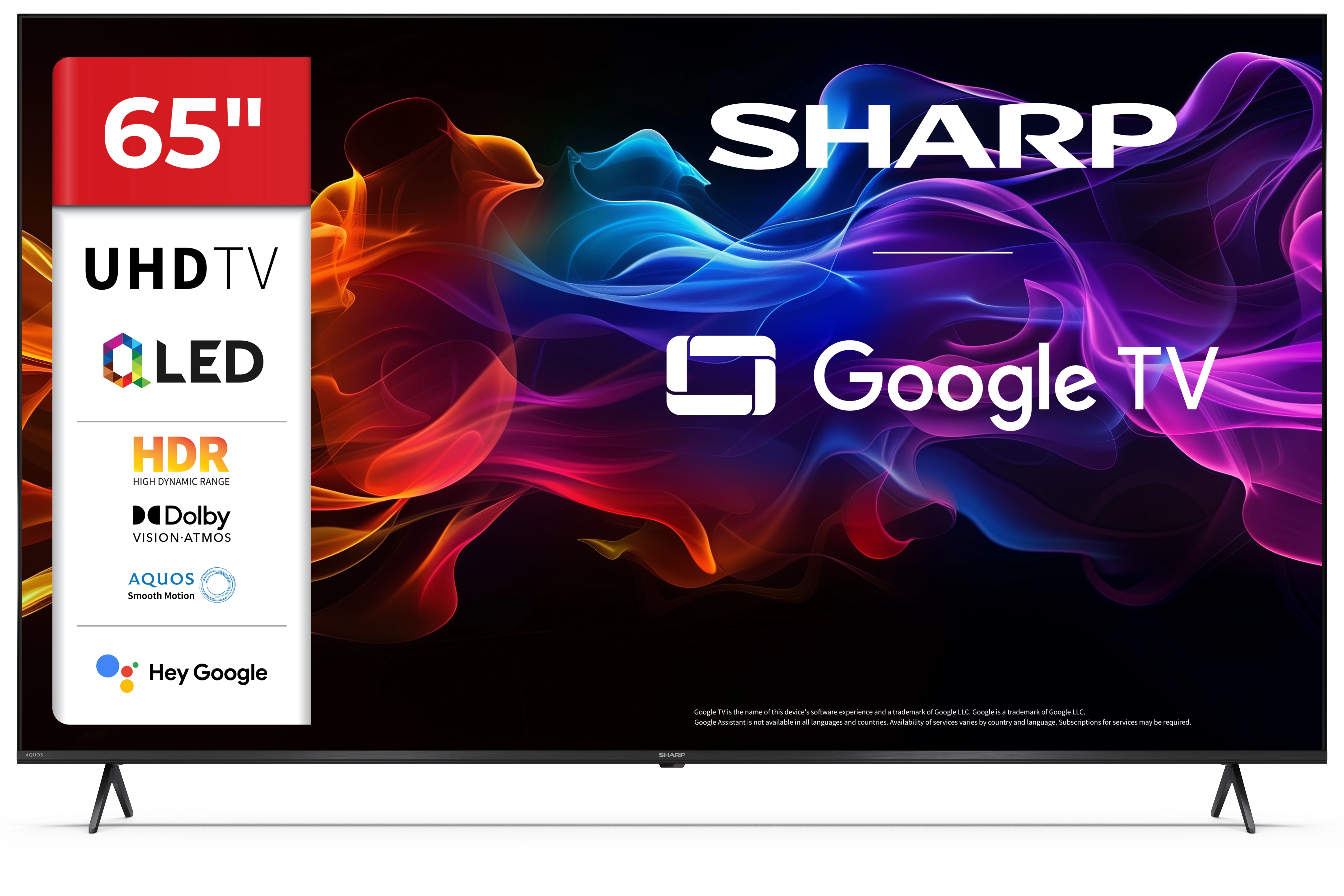 Sharp 65" UHD QLED Google TV 65HP5265E