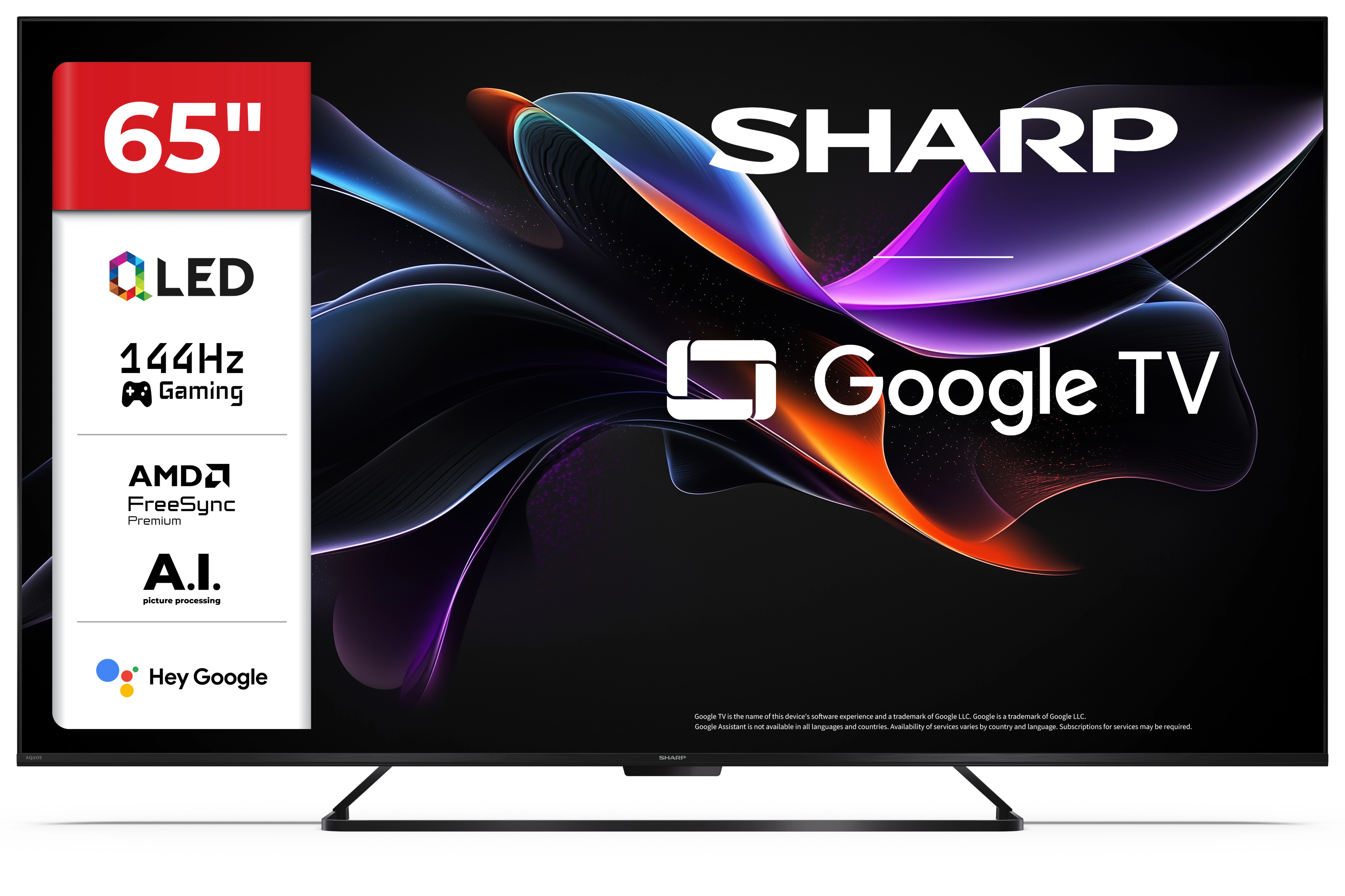 Sharp 65" UHD QLED Google TV 65HR7265E