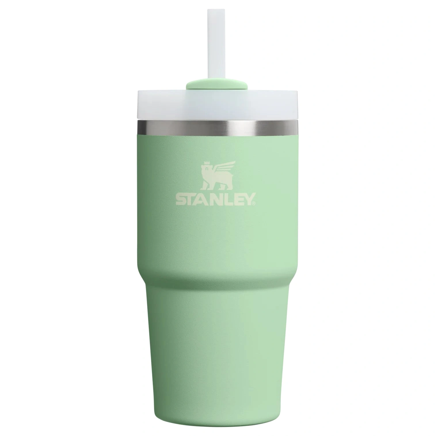 Termokrūze ar salmiņu Stanley The Quencher H2.O FlowState Tumbler 0.6l Pistachio
