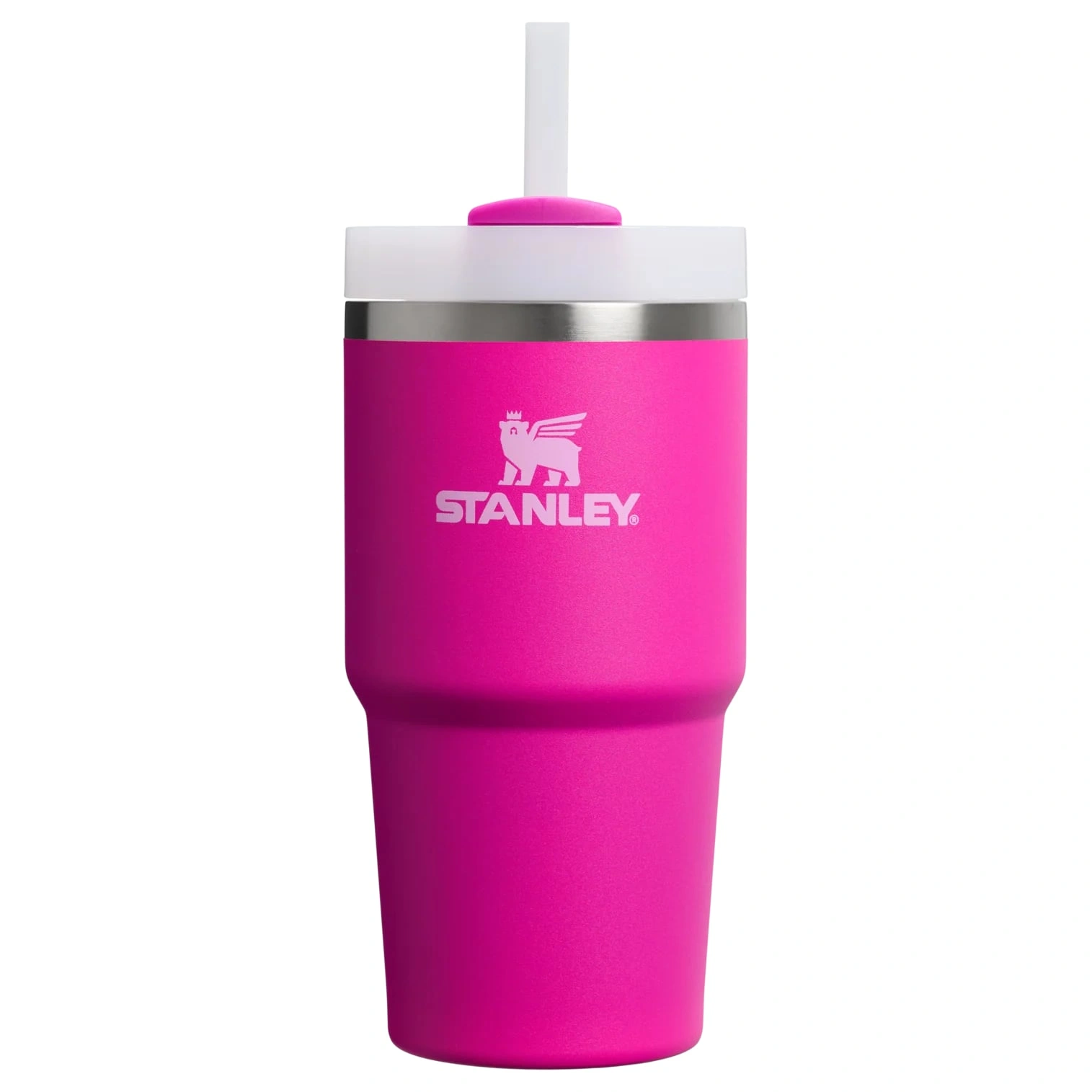 Termokrūze ar salmiņu Stanley The Quencher H2.O FlowState Tumbler 0.6l Violet Blossom