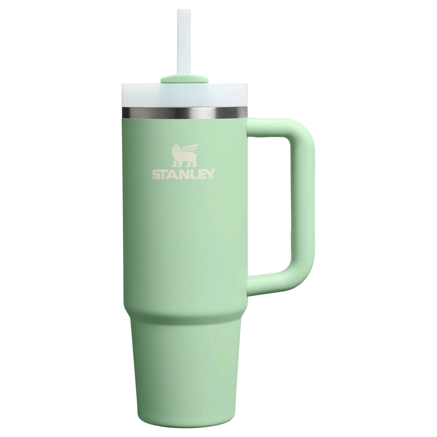 Termokrūze ar salmiņu Stanley The Quencher H2.O FlowState Tumbler 0.89l Pistachio