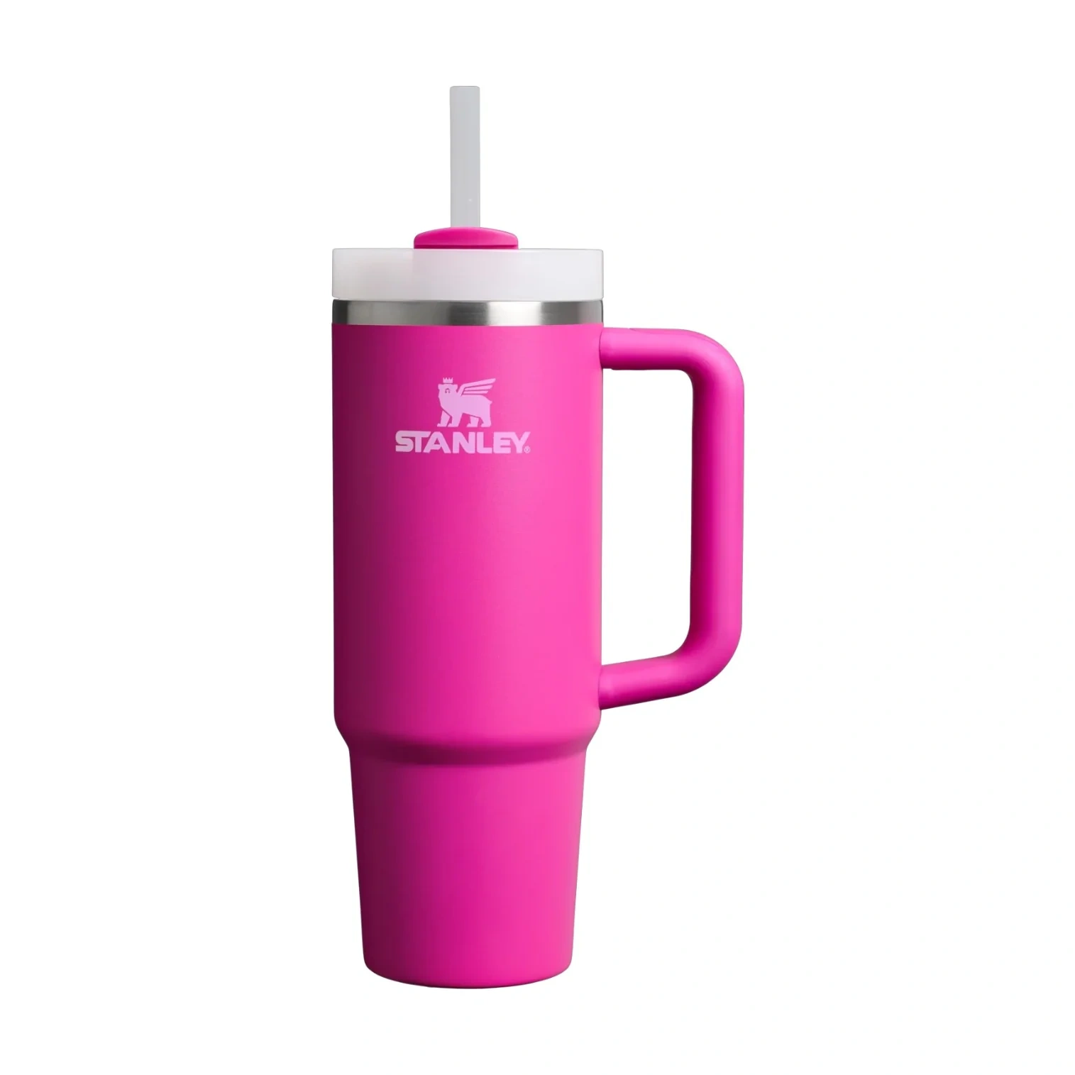 Termokrūze ar salmiņu Stanley The Quencher H2.O FlowState Tumbler 0.89l Violet Blossom