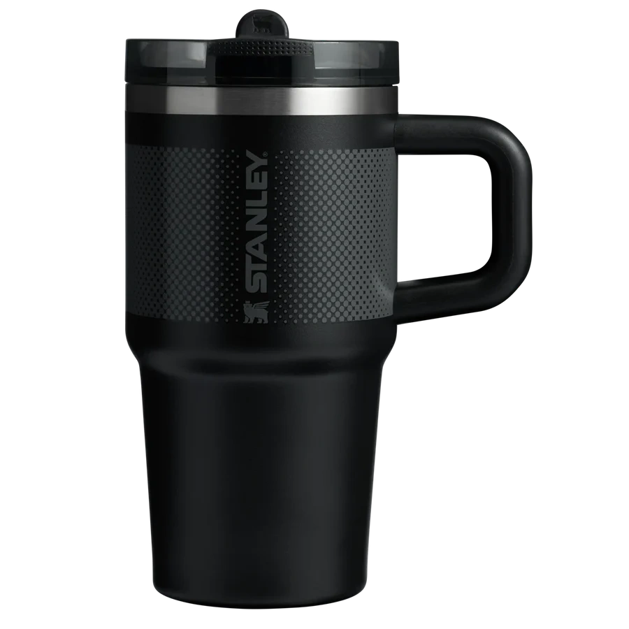 Termokrūze ar salmiņu Stanley The Quencher ProTour Flip Straw Tumbler 0.6l Black Fade