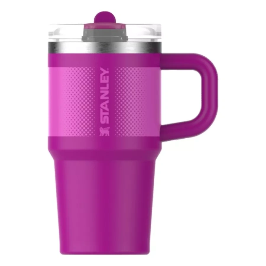 Termokrūze ar salmiņu Stanley The Quencher ProTour Flip Straw Tumbler 0.6l Violet Blossom