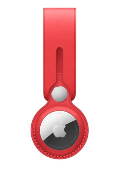 AirTag Leather Loop - (Product) Red