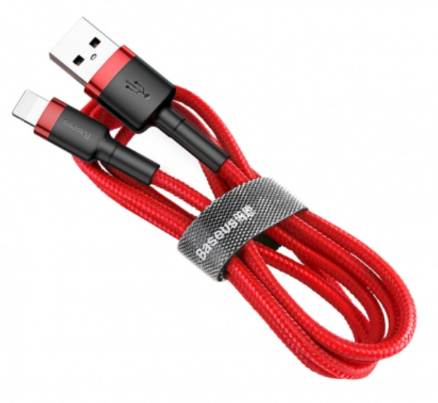 Baseus Lightning to USB-A 0.5m Red