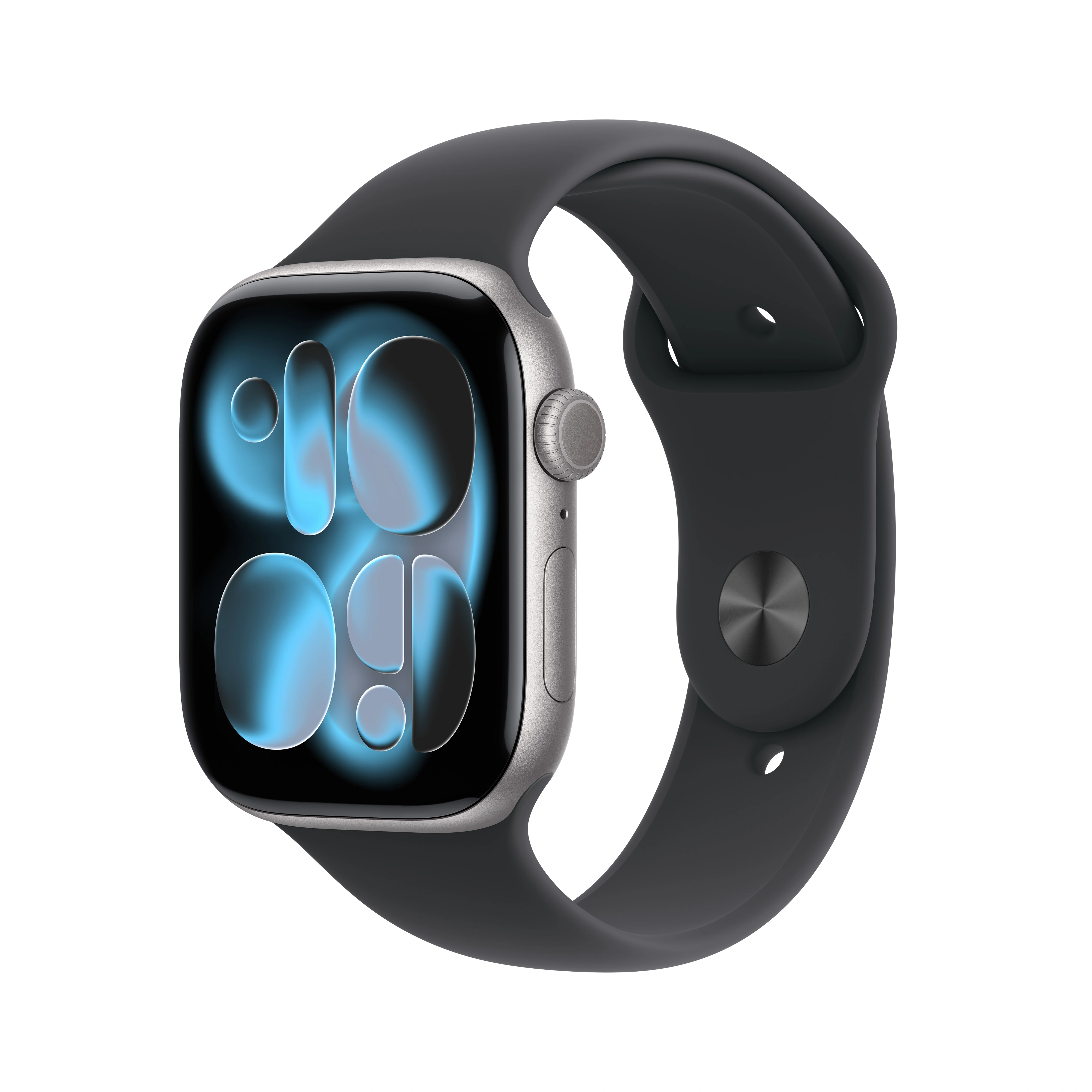 Apple Watch Series 11 GPS + Cellular 42mm Space Grey Aluminium Case with Black Sport Band - S/M