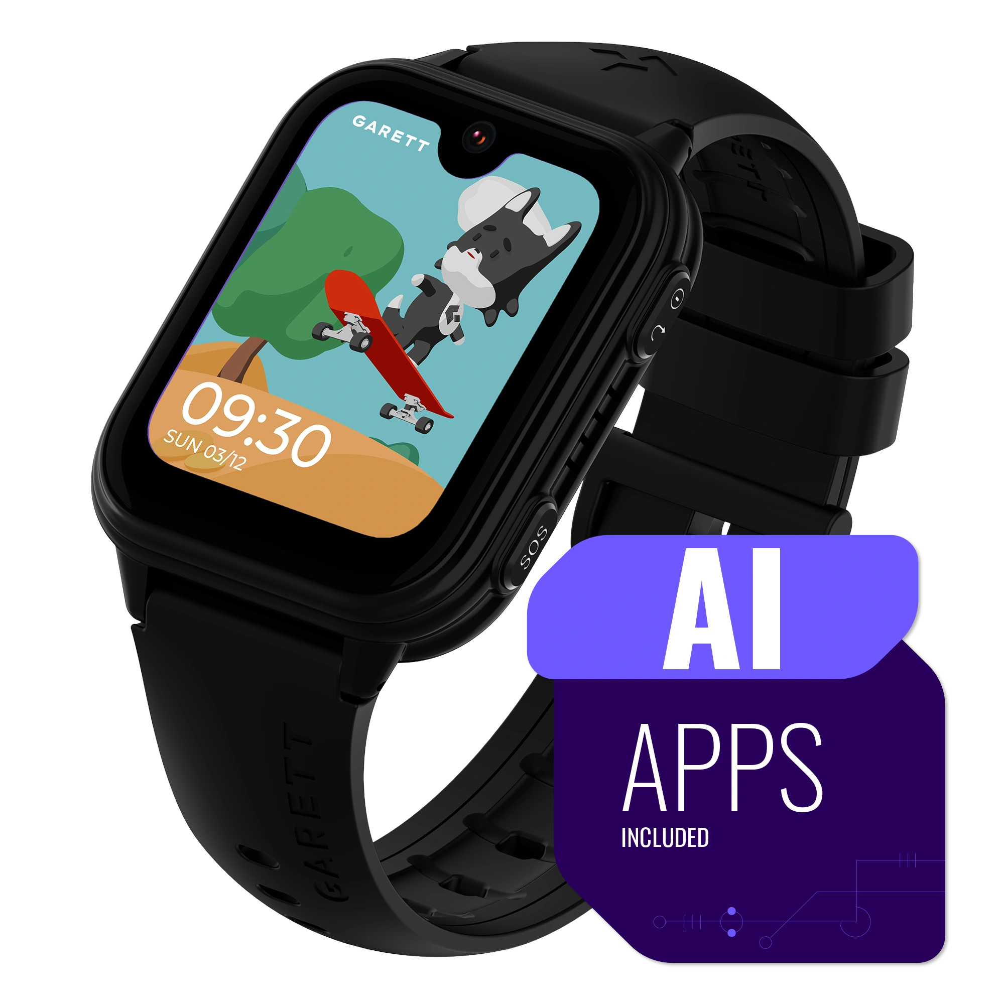 Garett Kids Vibe AI 4G Black