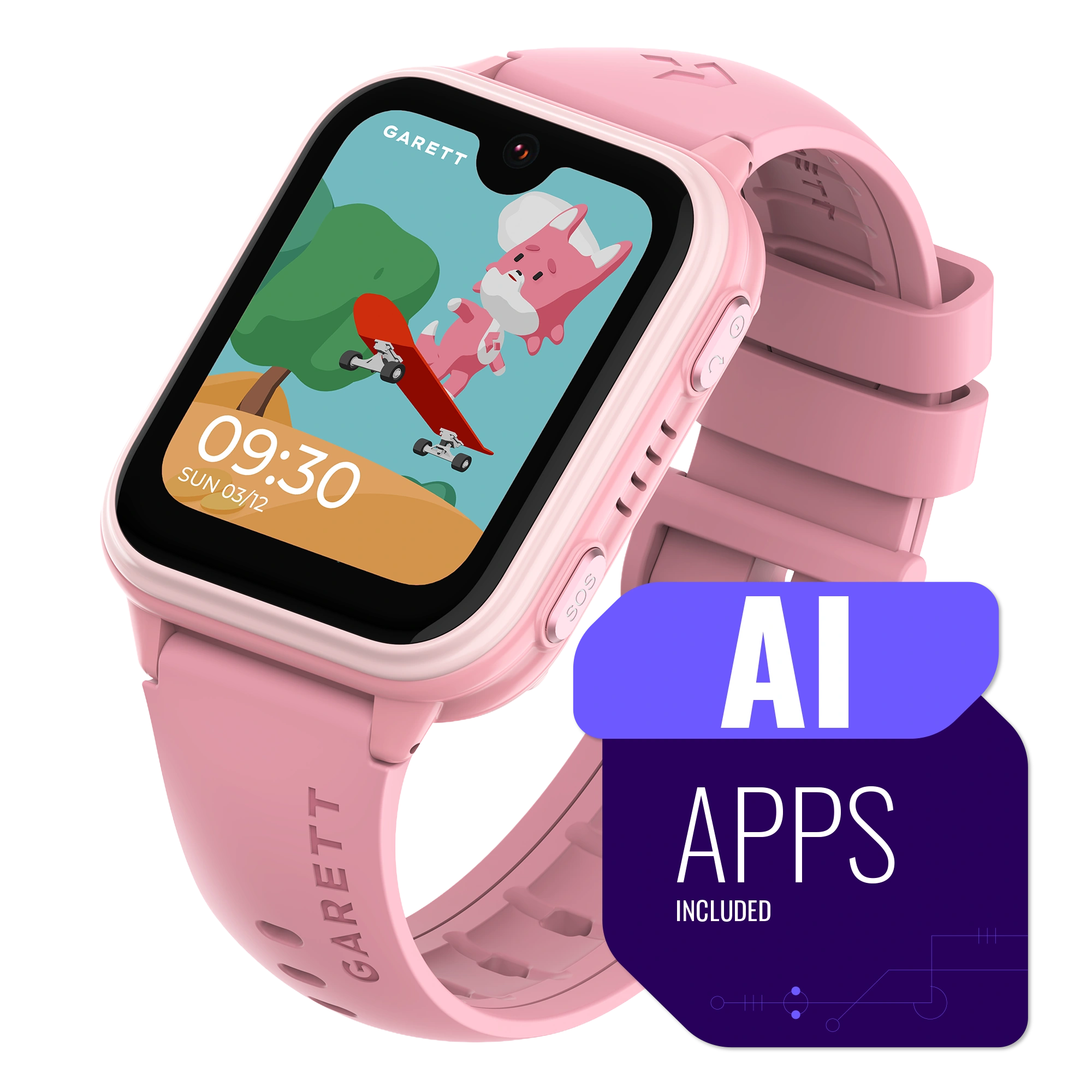 Garett Kids Vibe AI 4G Pink