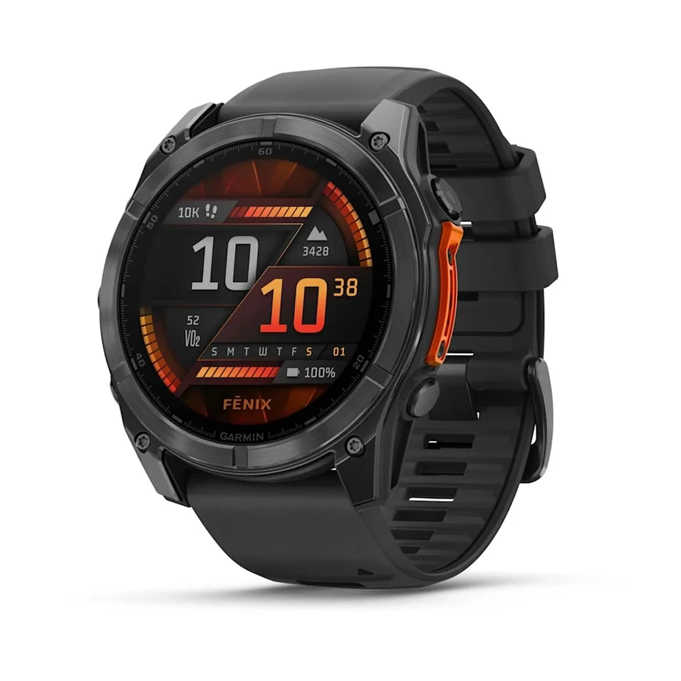 Garmin fenix 8 51mm AMOLED Slate grey with Black silicone band