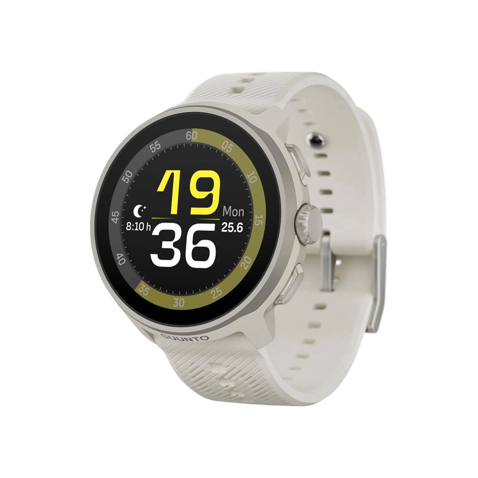 Suunto Run Frost Gray with Silicone Strap