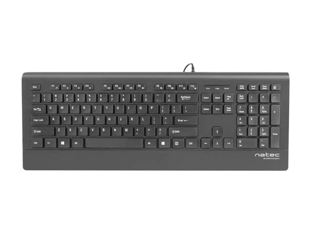 Natec Barracuda NKL-0876 Black ENG