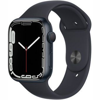 Apple Watch Series 7 GPS + Cellular 45mm Midnight Aluminium Case with Midnight Sport Band [Demo]