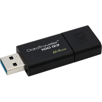 Kingston DataTraveler 100 G3 64 GB, USB 3.0, Black