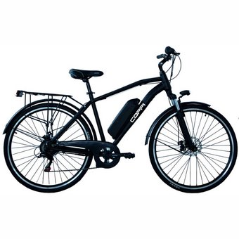 Электрический велосипед Coppi CETL28206DA Black 28"