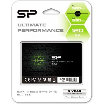 Iekšējais cietais disks Silicon Power S56  SSD 120 GB
