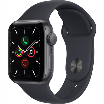 Apple Watch SE GPS + Cellular 40mm Space Grey Aluminium Case with Midnight Sport Band