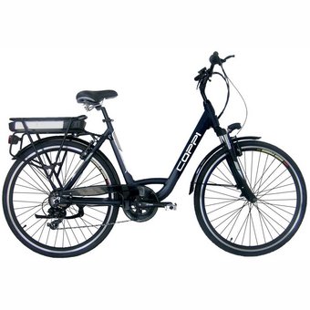 Elektriskais velosipēds Coppi EHZL28206 Black/Grey 28"