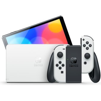 Spēļu konsole Nintendo Switch OLED model White