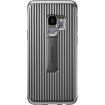 Samsung Galaxy S9 Protective Standing Cover Silver