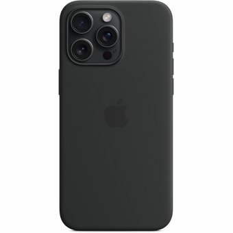 Apple iPhone 15 Pro Max Silicone Case with MagSafe - Black