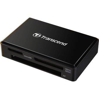 Transcend SD / microSD / CompactFlash Card Reader Black